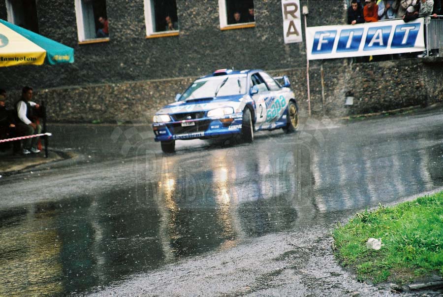 069. Tomasz Czopik i Łukasz Wroński Subaru Impreza WRC.