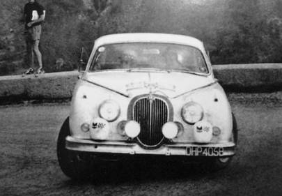 Bernard Consten i Claude Le Guezec - Jaguar 3.8 Mk 2.