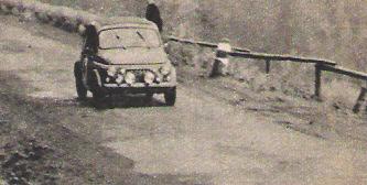 Adam Wędrychowski i Czesław Wodnicki na samochodzie Steyr Puch 650 TR. (Motor 40/65)