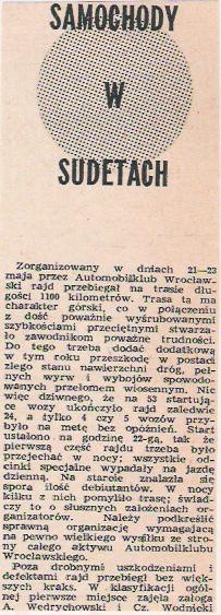 Rajd Polski 1965r.