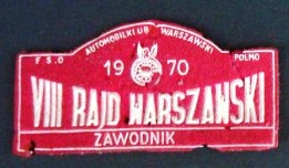 8 Rajd Warszawski - 1970r