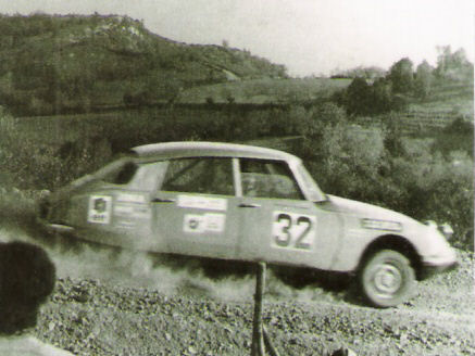 Vistarini i Raimondi na samochodzie Citroen DS. 21. 