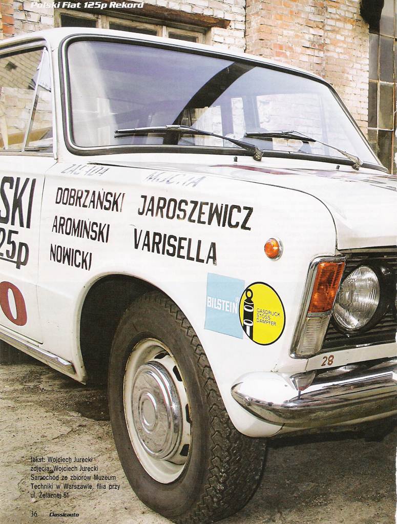 Polski Fiat 125p rekord