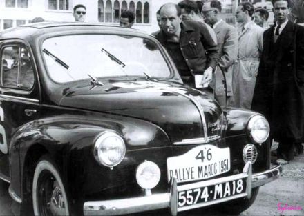 Georges Speicher i Jean Boussard – Renault 4 CV.