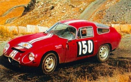 Jean Rolland i Gabriel Augias - Alfa Romeo Giulia TZ.