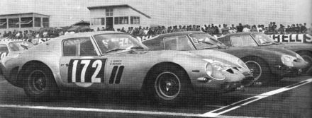Jean Guichet i Michel de Bourbon Parme - Ferrari 250 GTO.