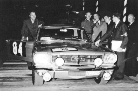 Henri Greder i Martial Delalande - Ford Mustang.
