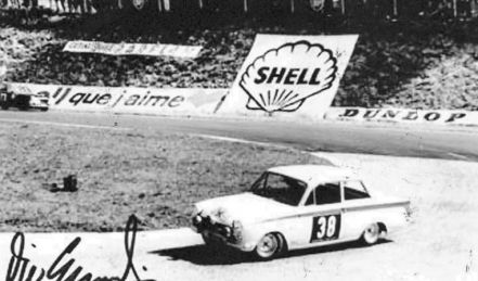 Vic Elford i David Seigle Morris - Ford Cortina Lotus.
