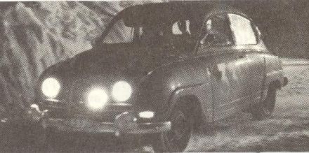 Per Eicholdt i John Haraldsen – Saab 96 Sport.