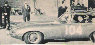 Roy Pinder i Charles Pollard – Jaguar E.   (Motor 9/65)