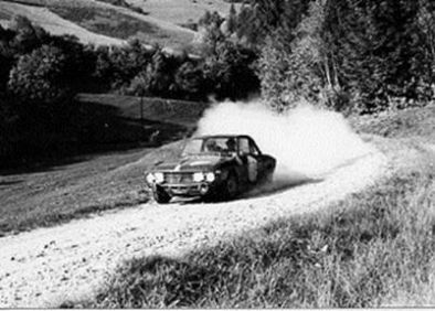 Leo Cella i L.Lombardini - Lancia Fulvia HF coupe.