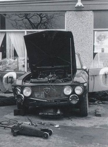 Ove Andersson i John Davenport – Lancia Fulvia HF coupe.