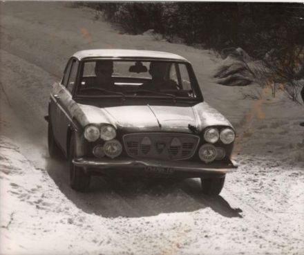 Rene Trautmann i Claudine Bouchet – Lancia Flavia coupe.