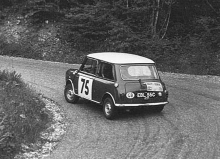 Tony Fall i Henry Liddon -  BMC Mini Cooper S.