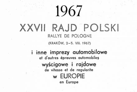 Rajd Polski - 1967r
