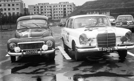 Jan Chudziak – Volvo PV 544, Edward Lisowski i Wiesław Mrówczyński – Mercedes Benz 220.