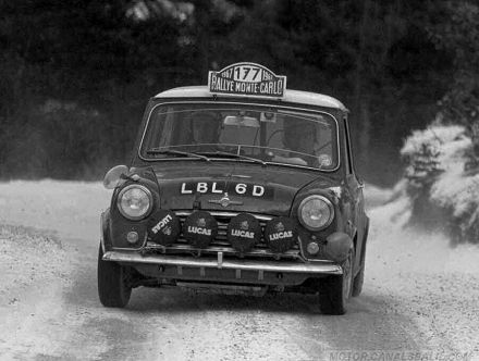 Rauno Aaltonen i Henry Liddon - BMC Mini Cooper S