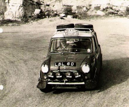 Rauno Aaltonen i Henry Liddon - BMC Mini Cooper S