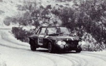 Rene Trautmann i Philippe Leyssieux – Lancia Fulvia HF.