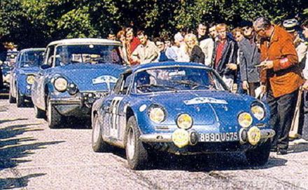      Jean Claude Andruet i Maurice Gelin – Alpine Renault  A110.