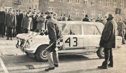 Władysław Domański i R.Kozera – Polski Fiat 125p Rally.  