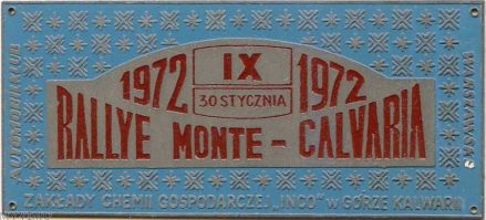 Rajd Monte Calvaria 1972r