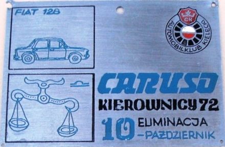 Caruso kierownicy 1972r