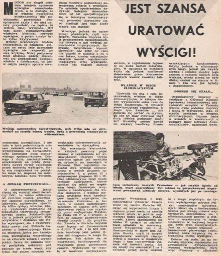 Toruń. 1 eliminacja.  7.05.1972r.