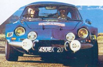 Francis Serpaggi i Félix Mariani – Alpine Renault A 110 / 1600.