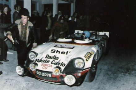 Bernard Fiorentino i Maurice Gelin na samochodzie Simca CG MC.