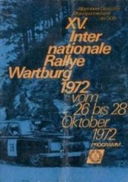 15 Rajd Wartburga.  27-28.10.1972r.