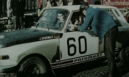 Jürgen Sparwald i Carl Ullrich na samochodzie Wartburg 353.