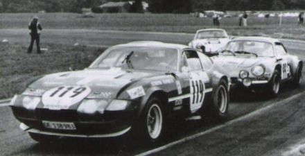 Nr.119 Vic Elford i David Stone na samochodzie Ferrari 365 GTB 4 Daytona.