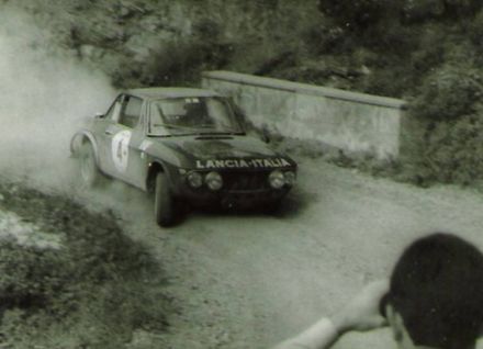 Sergio Barbasio i Piero Sodano na samochodzie Lancia Fulvia 1,6 HF.