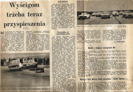 Wyścigi-Toruń 1 eliminacja 1973r