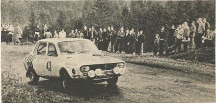 Błażej Krupa i Jerzy Landsberg – Renault 12 Gordini. 