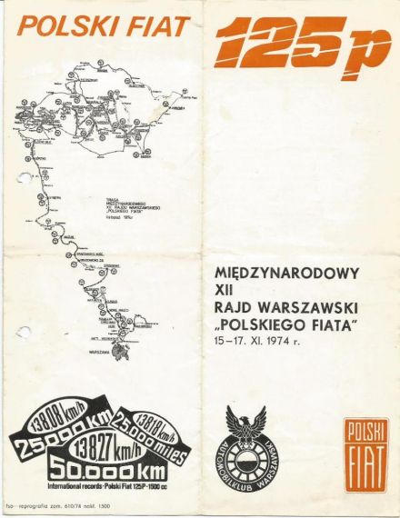 Rajd Warszawski 1974r