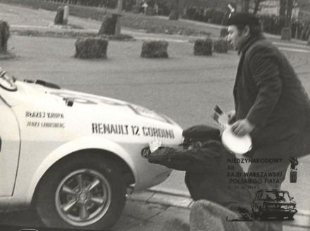 Błażej Krupa i Jerzy Landsberg – Renault 12 Gordini.