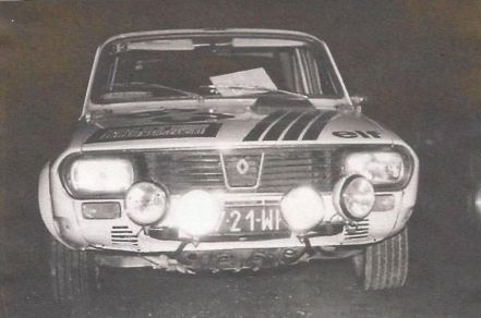 Renault 12 Gordini załogi Błażej Krupa i Jerzy Landsberg.