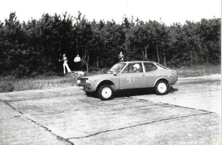 Janusz Dąbrowski – Fiat 128 Sport SL.