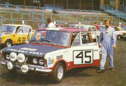 Krzysztof Komornicki i Janusz Wojtyna – Polski Fiat 125p/Monte Carlo.