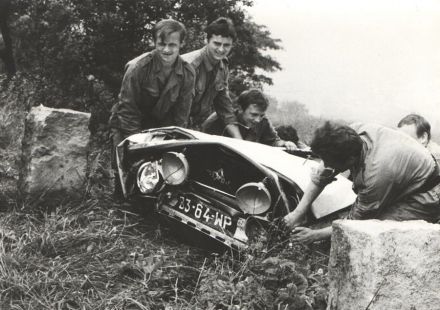 Renault 17 Gordini B.Krupy po wypadku