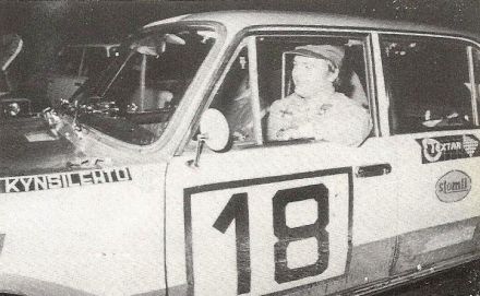 Jussi Kynsylehto i Martin Holmes – Polski Fiat 125p/Monte Carlo.