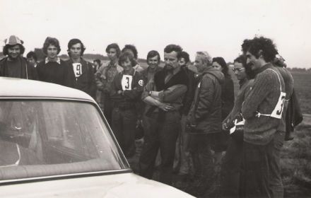 Od lewej: Jerzy Dyszy, Jerzy Szymłowski, Krzysztof Kucharz, Marek Kaczmarek, Sławomir Stępiński „Turbo”, Krzysztof Komornicki, Roman Kabulski, Władysław Paszkowski i Jacek Lisicki.