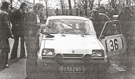 Ryszard Adamek i M.Banaś – Renault 5 TS.