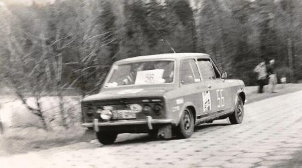 Jan Wojciechowski i Andrzej Wodziński – Fiat 128 Rally.