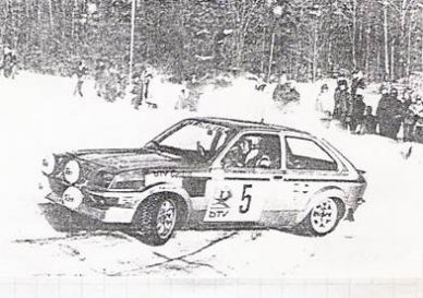 Pentti Airikkala i Risto Virtanen – Vauxhall Chevette 2300.