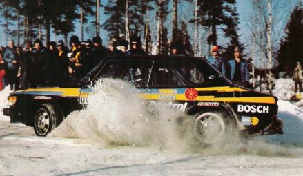 Stig Blomqvist i Björn Cederberg – Saab 99 Turbo.