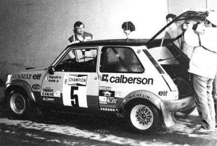 Jean Ragnotti i Jean Marc Andrie – Renault 5 Alpine.