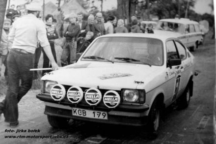 Evert Wesstrom i Mikael Karlsson – Opel Kadett GT/E.